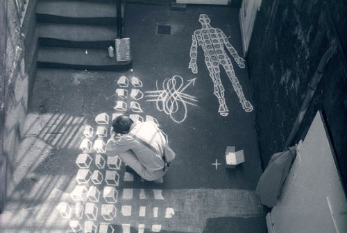 Paul Neagu drawing. Courtesy Royal Scottish Academy.