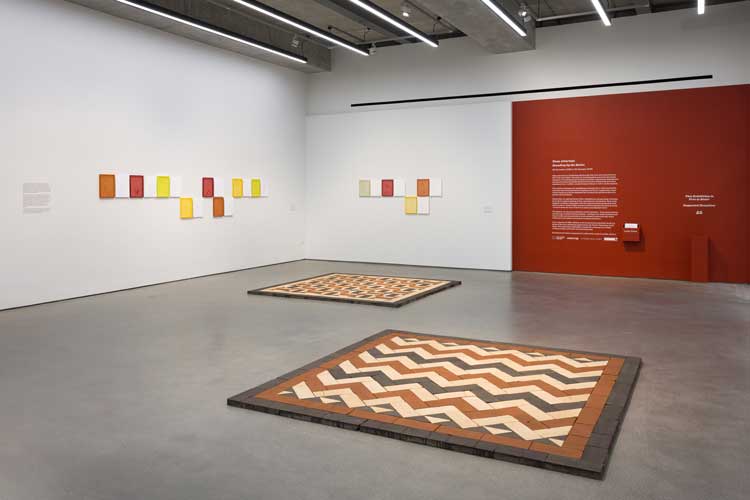 Dana Awartani: Standing by the Ruins, installation view, Towner
Eastbourne. Photo: Rob Harris.