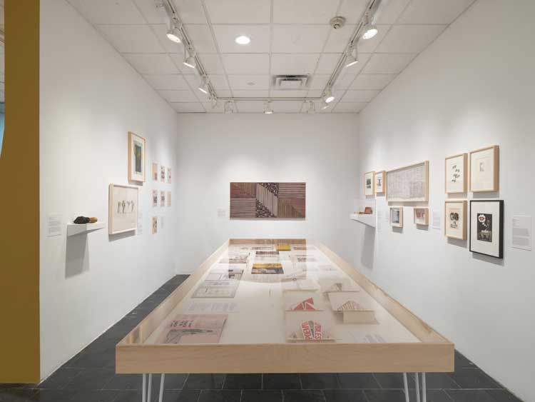 Artes Visuales, The Latin American Avant-Garde in Print, installation view, Bertha and Karl Leubsdorf Gallery, Hunter College Art Galleries, 2025. Photo: JSP Art Photography.