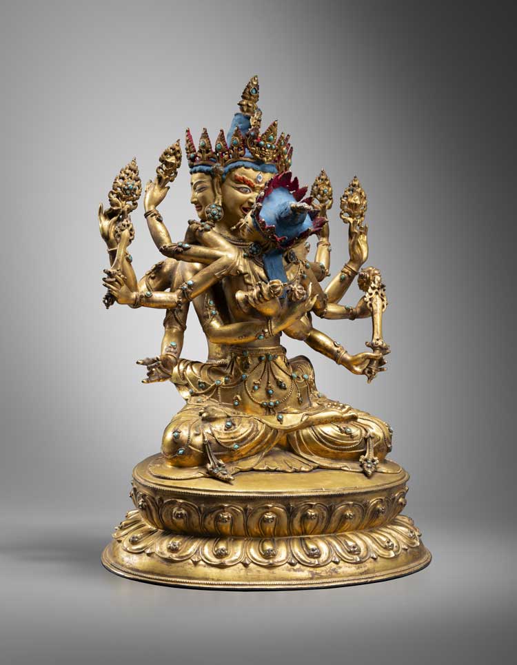 Guhyasamaja Akshobhya, Tibet, 15th century. Rijksmuseum, Amsterdam.