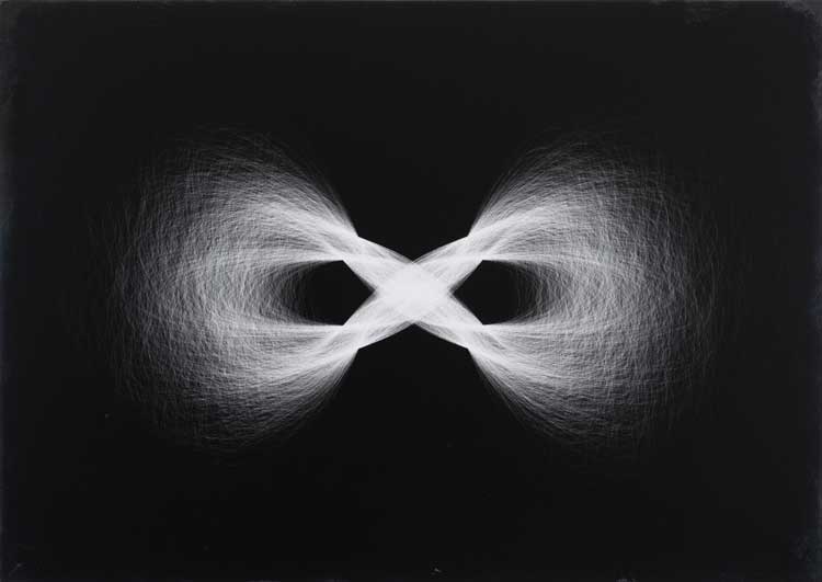 John Maeda. AI Infinity, 1993. Glossy C-type print mounted on board and ERC-721 token, 30 x 42 cm (11 3/4 x 16 1/2 in). Courtesy Gazelli Art House and certified by Verisart. Copyright of the artist.