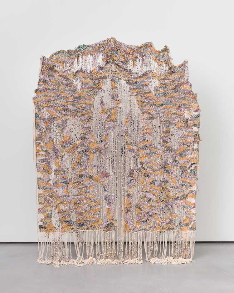 Igshaan Adams. Untitled, 2019. Installation view, The Hepworth Wakefield, 22 June – 3 November 2024. Photo: Mark Blower.