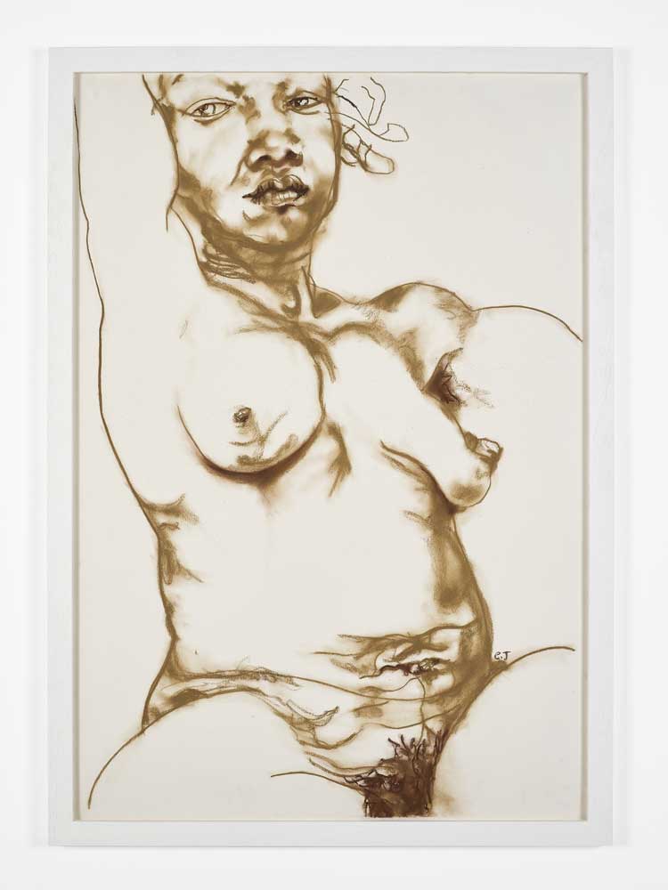 Claudette Johnson, Afterbirth, 1990. © Claudette Johnson.