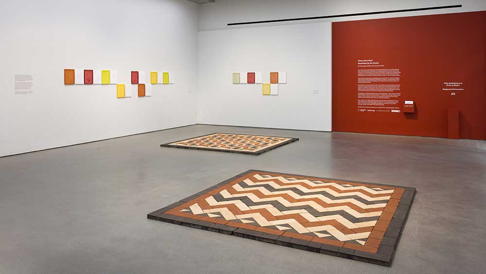 Dana Awartani: Standing by the Ruins, installation view, Towner
Eastbourne. Photo: Rob Harris.