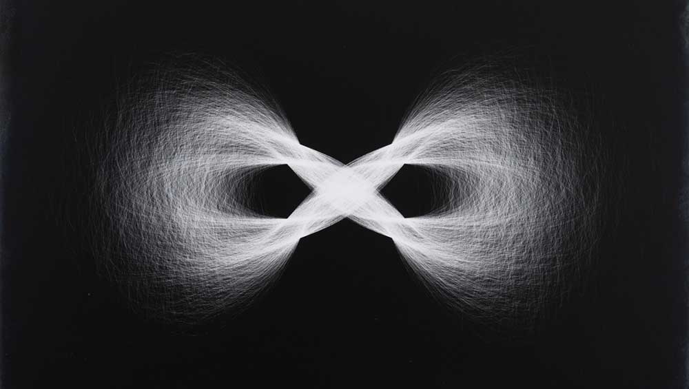 John Maeda. AI Infinity, 1993. Glossy C-type print mounted on board and ERC-721 token, 30 x 42 cm (11 3/4 x 16 1/2 in). Courtesy Gazelli Art House and certified by Verisart. Copyright of the artist.