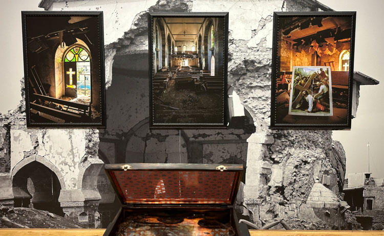Rushdi Anwar, installation view, Artes Mundi 10, National Museum Cardiff, 2023. Photo: Martin Kennedy.