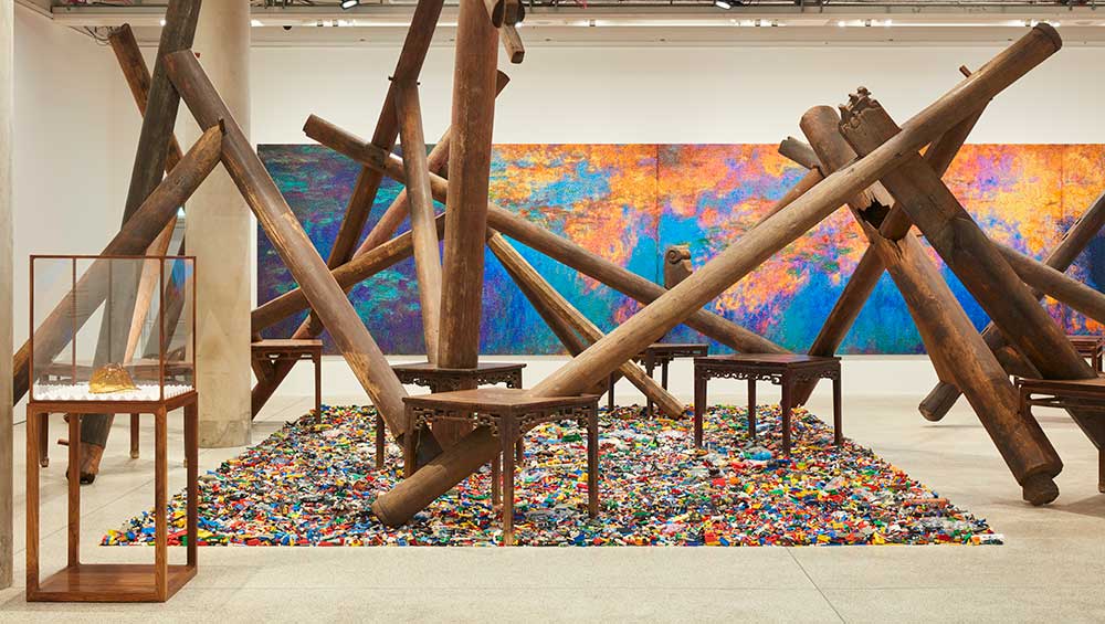 Installation view, Ai Weiwei: Making Sense, The Design Museum, London 2023. Photo: Ed Reeve.