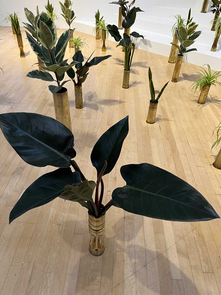 Sammy Baloji. Untitled, 2018-2023. Installation view, Talbot Rice Gallery, 2023. Photo: Veronica Simpson.