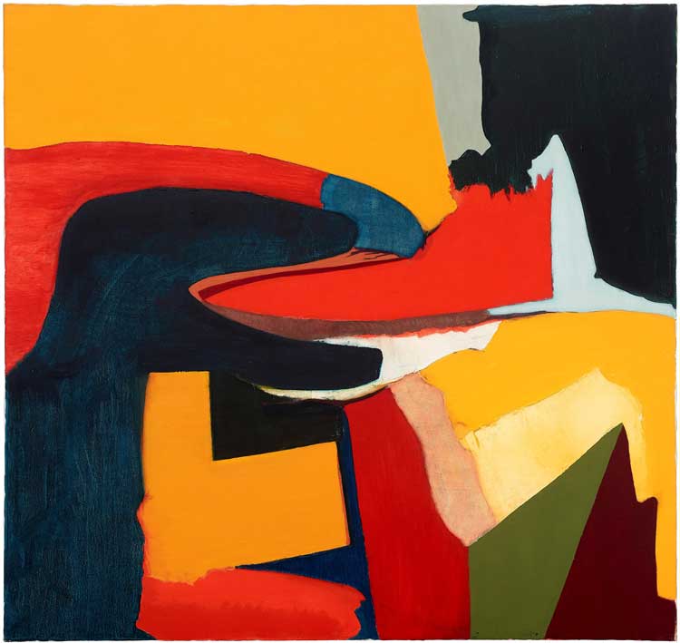 Fanny Sanín, Oil No. 4, 1968. Oil on canvas, 157 x 150 cm. Courtesy of Elisa Yu Collection. © Fanny Sanín.