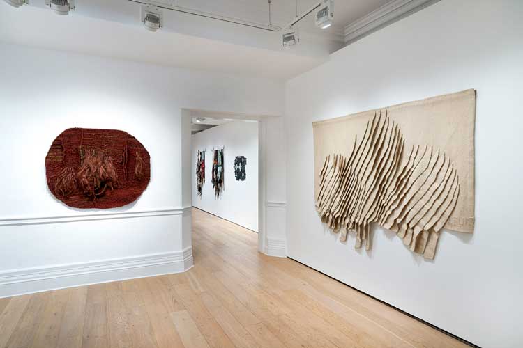 Antigone: Women in Fibre Art, installation view, Richard Saltoun Gallery London, 31 January - 18 March 2023. Courtesy Richard Saltoun Gallery.