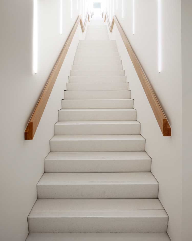 Stairway to Heaven staircase in the new galleries. Photo: © Karin Borghouts.