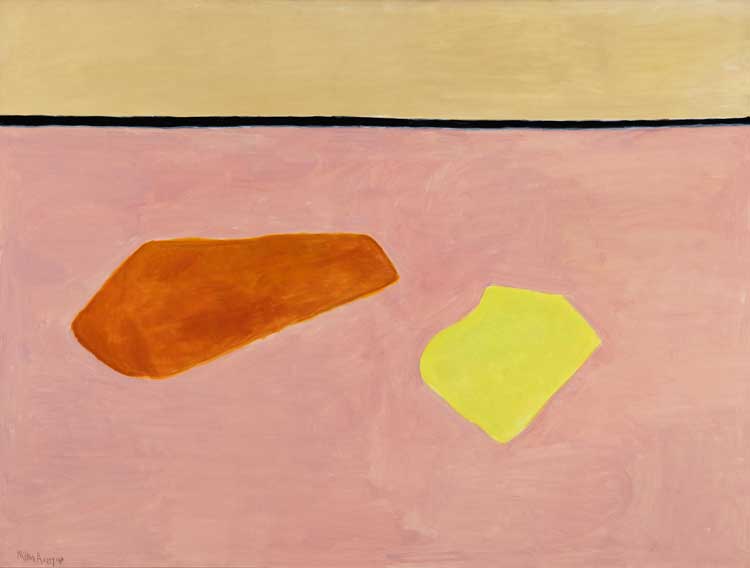 Milton Avery, Beach Blankets, 1960. Oil on canvas, 136.2 x 181.9 cm. Wichita Art Museum. Gift of Marian and S. O. Beren, Wichita, Kansas. © 2022 Milton Avery Trust / Artists Rights Society (ARS), New York and DACS, London 2022.