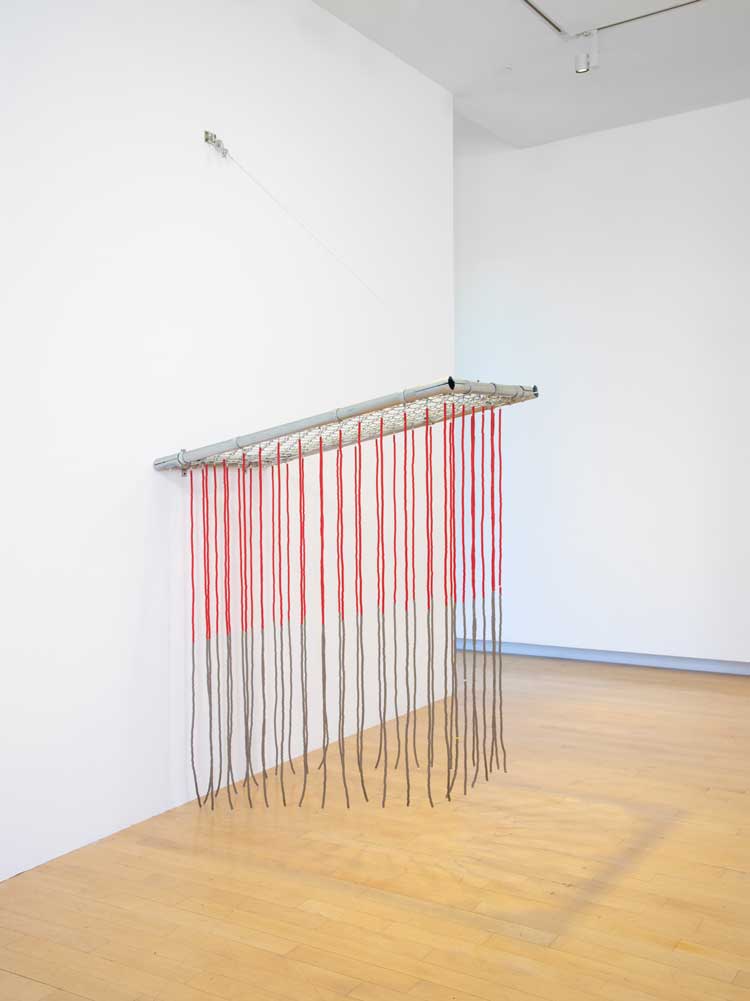 Aya Rodriguez-Izumi, In the Shadow of Fences I, 2022, Courtesy of the artist, installation view, 52 Artists: A Feminist Milestone, The Aldrich Contemporary Art Museum, 6 June 2022 to 8 January 2023. Photo: Jason Mandella.