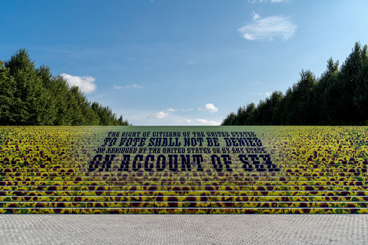 Field of Sunflower, Franklin Delano Roosevelt Four Freedoms State Park, Roosevelt Island. Photo courtesy Four Freedoms Park Conservancy.