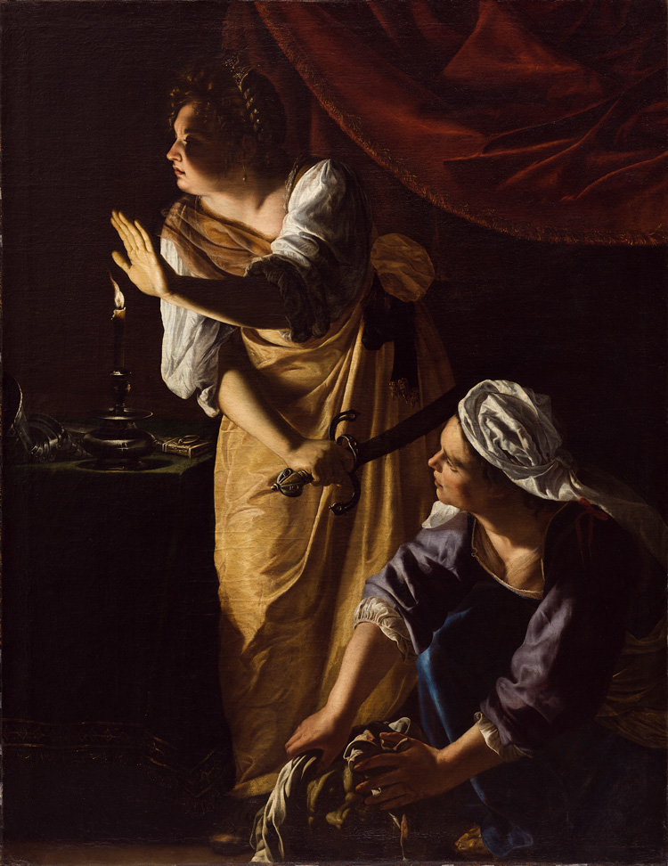Artemisia Gentileschi. Judith and her Maidservant, c1623-5. Oil on canvas, 184 × 141.6 cm. The Detroit Institute of Arts, Gift of Mr. Leslie H. Green (52.253). © The Detroit Institute of Arts.