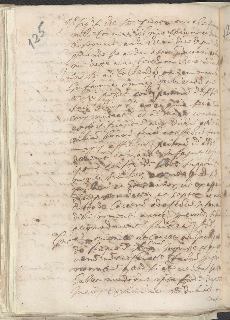 Proceedings of Agostino Tassi's trial for the rape of Artemisia Gentileschi, 1612. Manuscript. Tribunale del governatore, Processi sec XVII 104, f.341v.-f.342r. © Archivio di Stato di Roma.