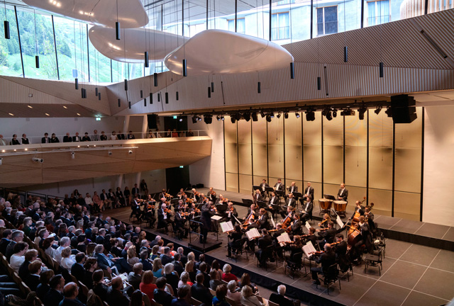 Andermatt Concert Hall. Photo © Monika Rittershaus.