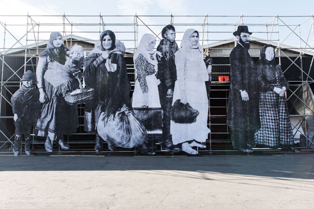 JR, So Close, installation. Presented by Artsy and Jeffrey Deitch. Photograph courtesy the Armory Show Press Service.