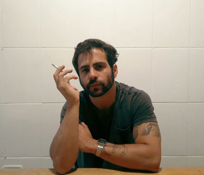 Portrait of Lucas Arruda. Courtesy Mendes Wood DM, São Paulo/Brussels and David Zwirner, London.