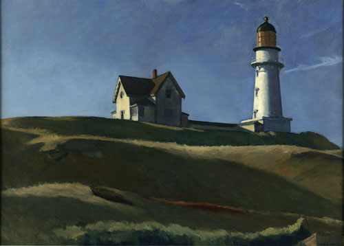 Edward Hopper. Lighthouse Hill, 1927. Oil on canvas, 73.8 x 102.2 cm.