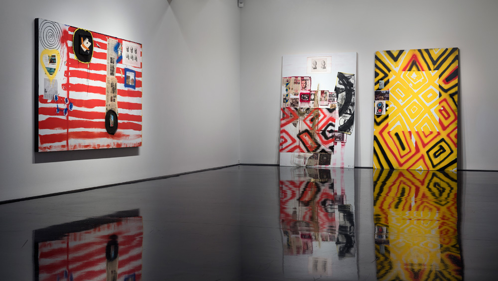 Brook Andrew, SPIN, installation view, Tolarno Gallery, Melbourne, 6 April - 20 May 2017.