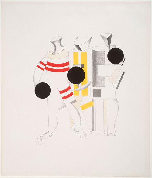 El Lissitzky.
Sportsmen (Sportier), 1923.
Lithograph on paper
, 510 x 430 mm.
Tate
Image courtesy of Tate.