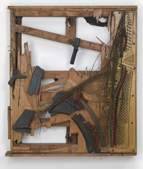 Raphael Montañez Ortiz.
Duncan Terrace Piano Destruction Concert: The Landesmans’ Homage to ‘Spring can really hang you up the most’, 1966. Photograph: Tate Photography.