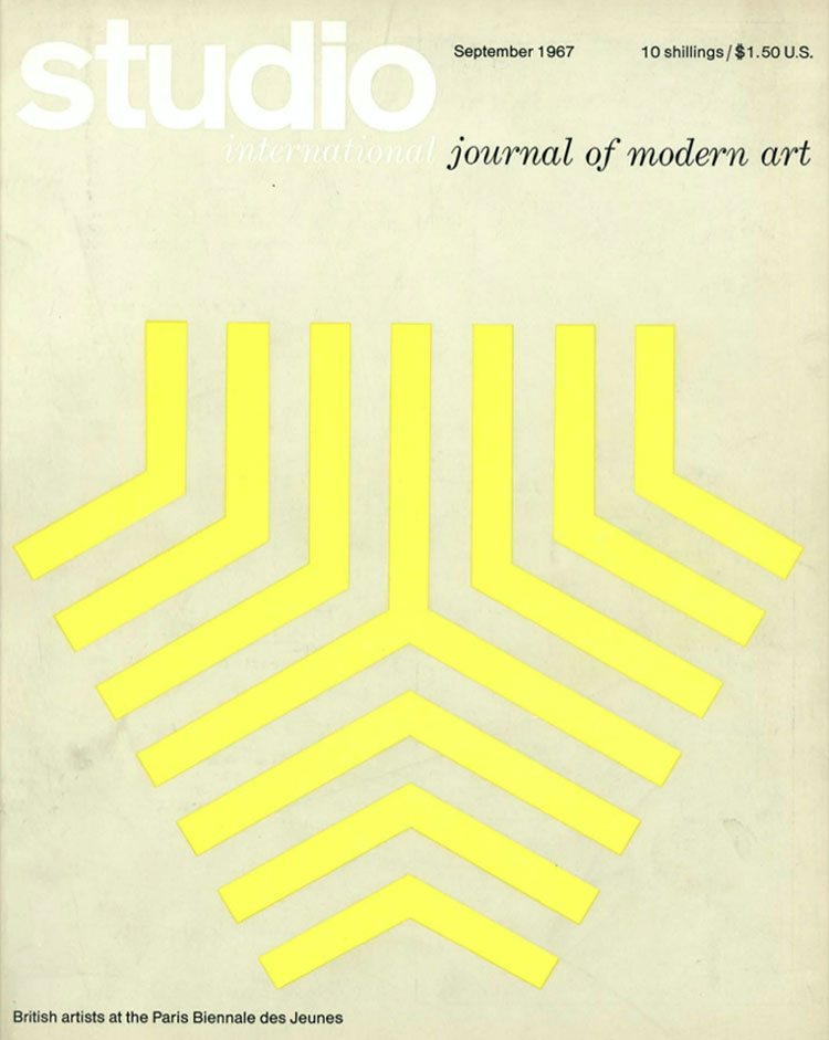 Studio International, September 1967, Volume 174 Number 892. Cover image: Cover specially designed for this issue by Jeremy Moon.