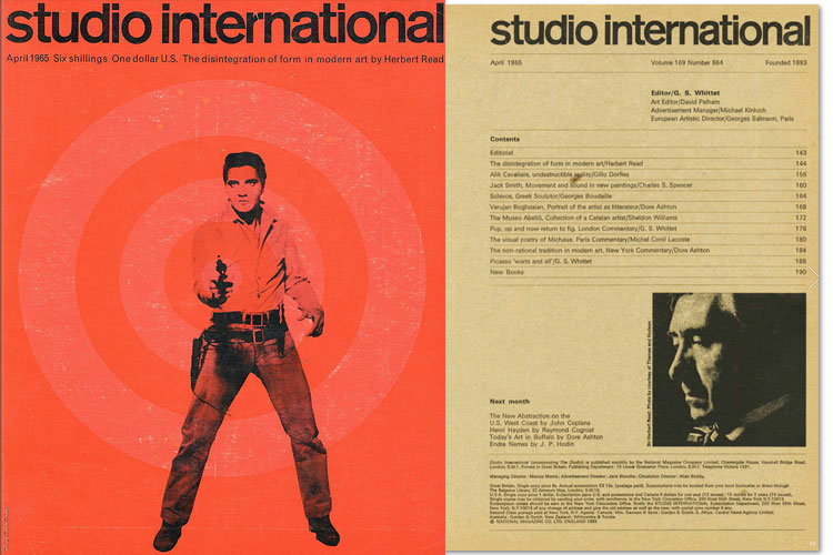 Studio International, April 1965, Volume 169 Number 864.