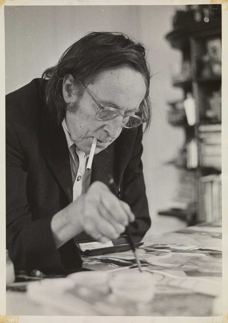 Barbara Ker-Seymer, Photograph of Edward Burra. © reserved.  Photo © Tate Photography (Sonal Bakrania).