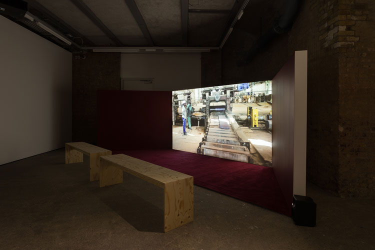 Sammy Baloji, installation view, Goldsmiths Centre for Contemporary Art, 4 October 2024 – 12 January 2025. Courtesy Goldsmiths CCA. Photo: Rob Harris.