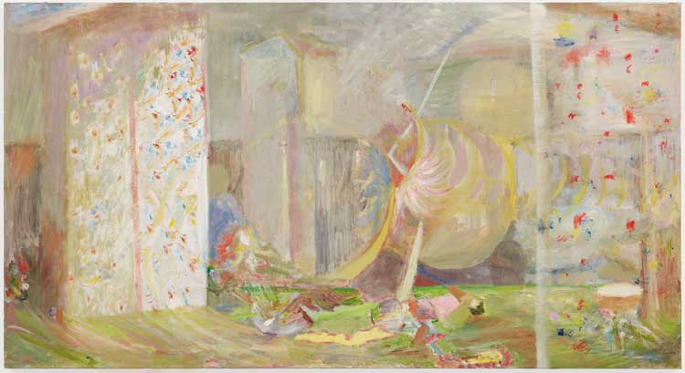 Gabriella Boyd. Lightning, 2024. Oil on linen, 80 x 55 cm. Photo: Peter Mallett.