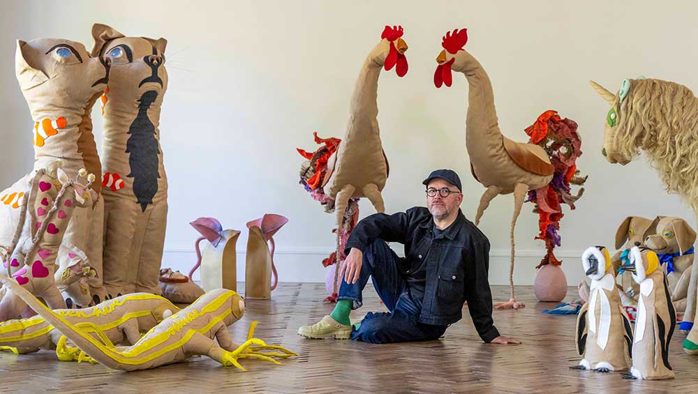 Jonathan Baldock: WYRD, Jupiter Artland. Photo: Neil Hanna.