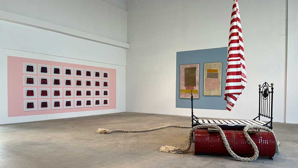 Installation view, Yto Barrada: Deadhead, Fondazione Merz, Turin, 2025.