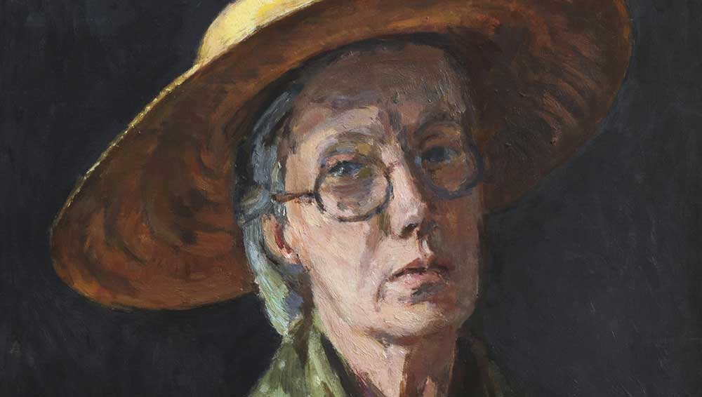Vanessa Bell, Self-Portrait, c1958. Oil on canvas, 45 x 37 cm. Charleston Trust. © Estate of Vanessa Bell. All rights reserved, DACS 2024. Photo: Charleston Trust.