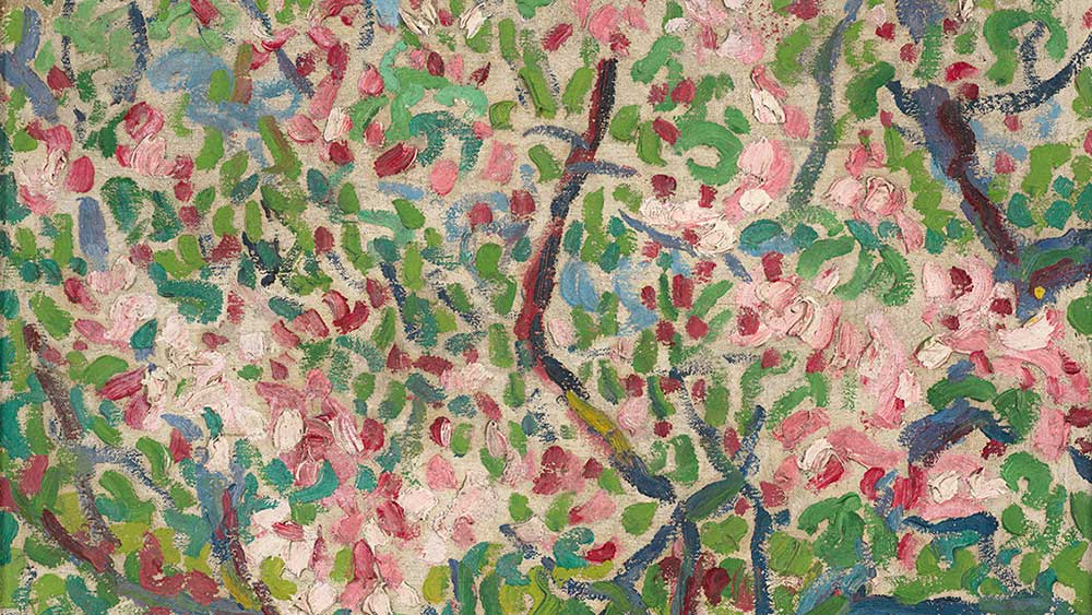 Erich Heckel, Blossoming Branches, 1905. Oil on canvas, Brücke-Museum.