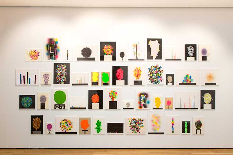 David Batchelor, Colour Is, 2022. Installation view. Courtesy © Compton Verney. Photo: Jamie Woodley.