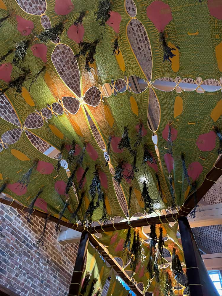 Rezaire and Agbo-Ola’s ant-like installation. Photo: Veronica Simpson.