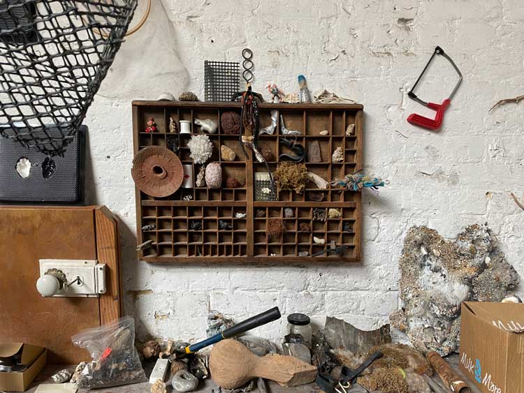 Rachael Louise Bailey's studio, Kent, May 2022. Photo: Martin Kennedy.
