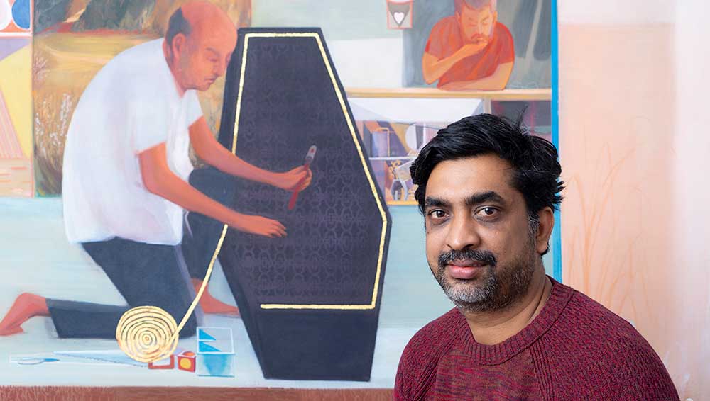 Portrait of Mahesh Baliga, 2022. Photo: Manish Mehta. © Mahesh Baliga, courtesy the artist, Project 88, and David Zwirner.