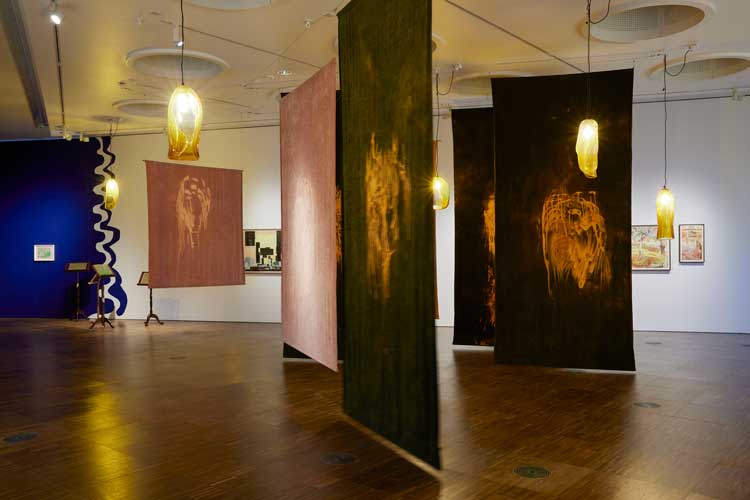 Installation view, British Art Show 9, 2021-22, Wolverhampton Art Gallery. Photo © Stuart Whipps.