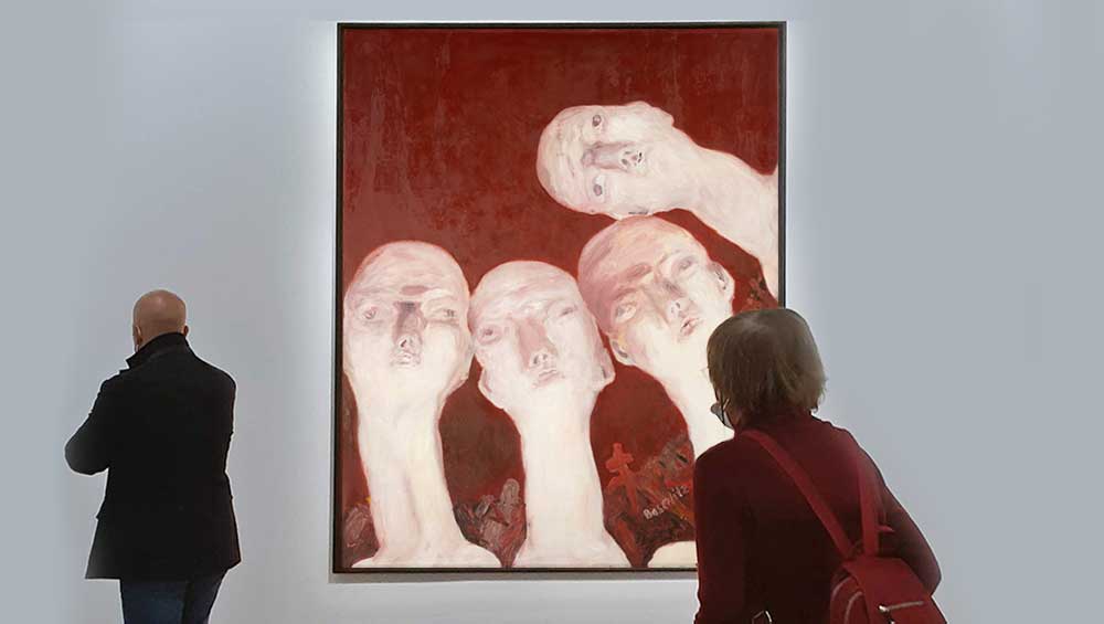 Georg Baselitz: The retrospective, installation view, Centre Pompidou, Paris, 20 October 2021 – 7 March 2022. Photo: Ana Beatriz Duarte.