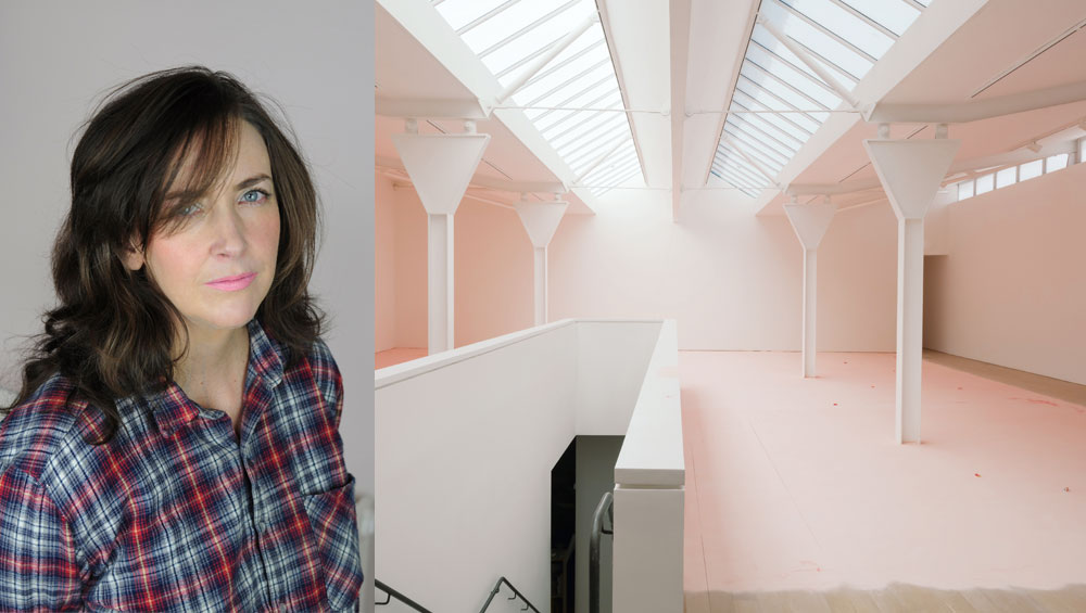Karla Black, Photo: Ronnie Black, Courtesy Galerie Gisela Capitain, Cologne.