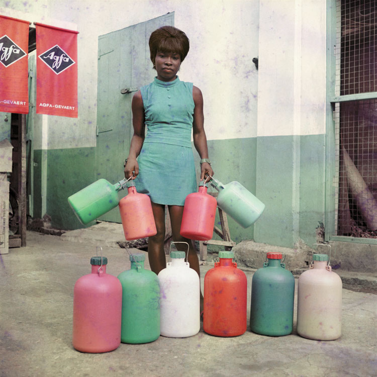 James Barnor. Sick-Hagemeyer, shop assistant, Accra, c1971. Courtesy Autograph.