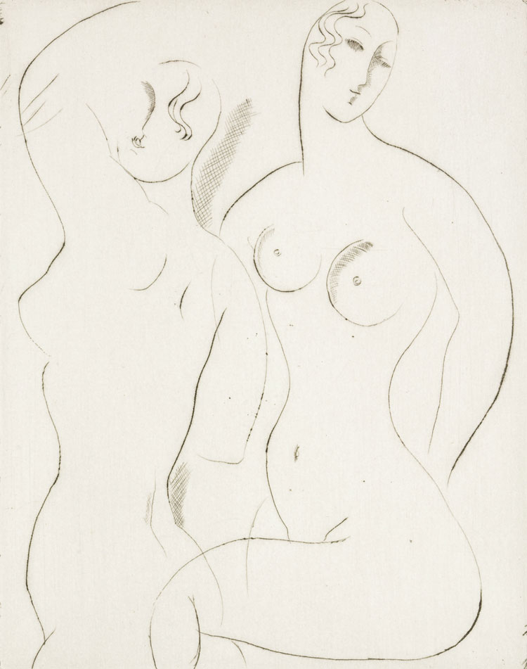 Paule Vezelay, Two Women, 1927. © The Artist’s Estate. Towner Eastbourne.
