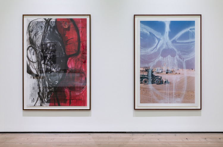 Huma Bhabha, Untitled, 2013 and Untitled, 2011. Courtesy the artist and Salon 94, New York. Installation view, Huma Bhabha, Against Time, Baltic Centre for Contemporary Art 2020. Photo: Rob Harris © 2020 Baltic.