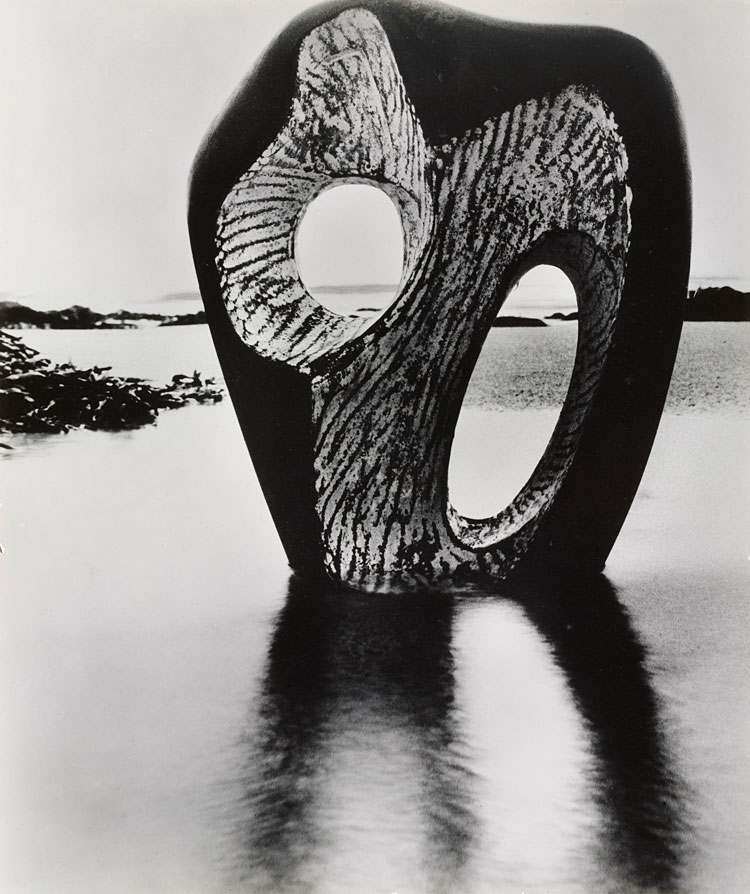 Bill Brandt, Sculpture by Barbara Hepworth in St Ives, Cornwall, England [Barbara Hepworth, Figure (Imprint), 1956], 1956, gelatin silver print, The Museum of Modern Art, New York, © Bill Brandt/Bill Brandt Archive Ltd., London, digital image © The Museum of Modern Art/Licensed by SCALA/Art Resource, New York.