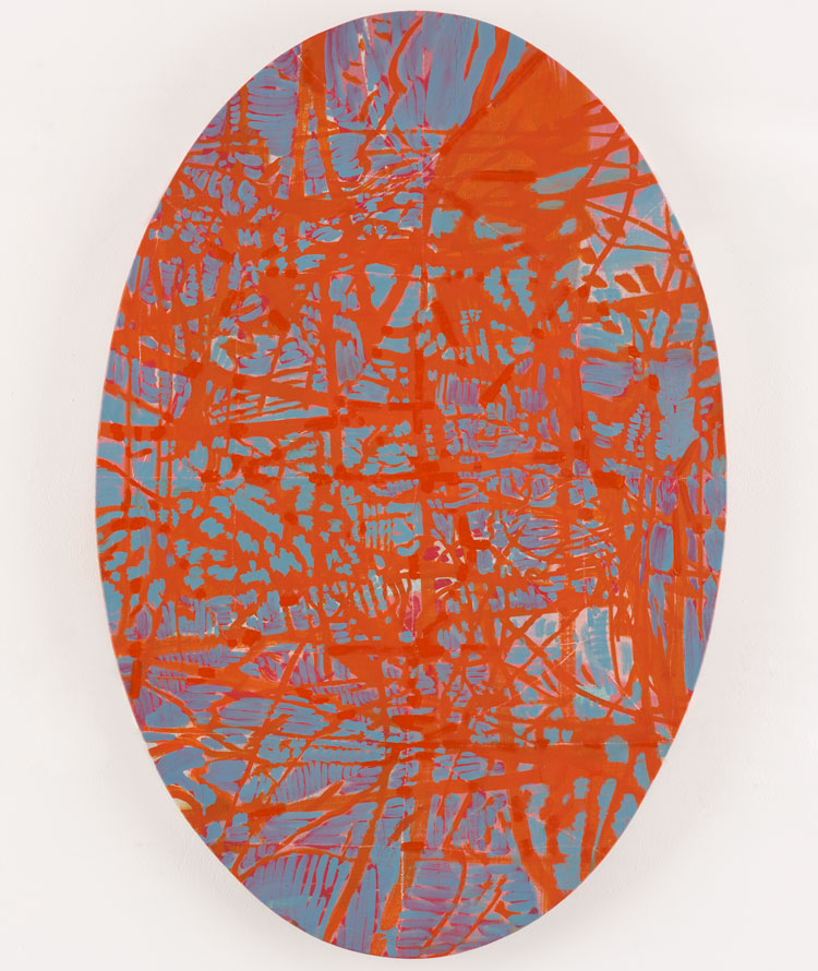 Matthew Burrows. Cardinal Points I, 2020. Oil on linen on board, 90 x 60 cm (35 1/2 x 23 1/2 in). © Matthew Burrows.