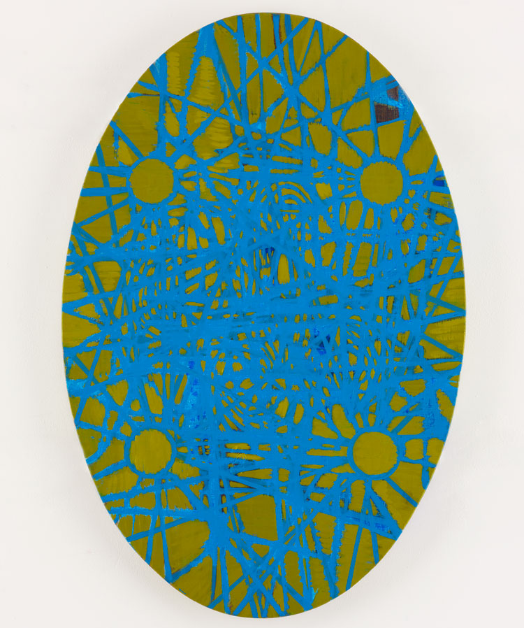 Matthew Burrows. Cardinal Points III, 2020. Oil on linen on board, 90 x 60 cm (35 1/2 x 23 1/2 in). © Matthew Burrows.