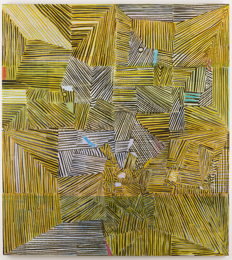 Matthew Burrows. Sternō, 2020. Oil on linen, 200 x 180 cm (78 3/4 x 71). © Matthew Burrows.